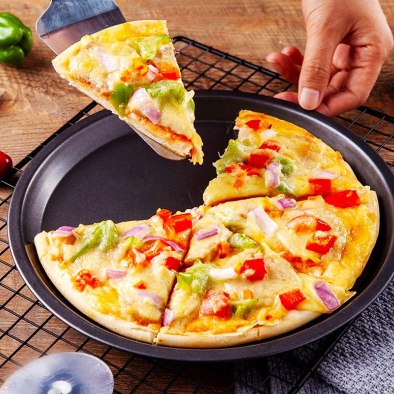 Khuôn Nướng Bánh Pizza Bằng Thép Cacbon Chống Dính -  BEE037
