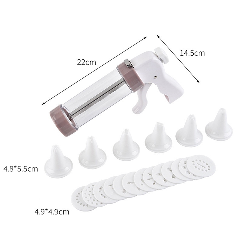 Bộ Dụng Cụ Làm Bánh Quy Kèm Con Dấu Và Vòi Phun Tiện Dụng | BEE057