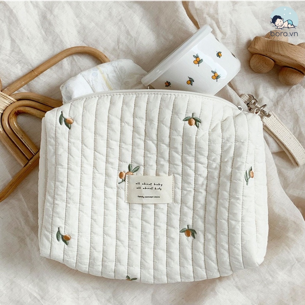 Caddy Organizer Túi đựng tã lót cho bé kiểu dáng thời trang Hàn Quốc - BEE069