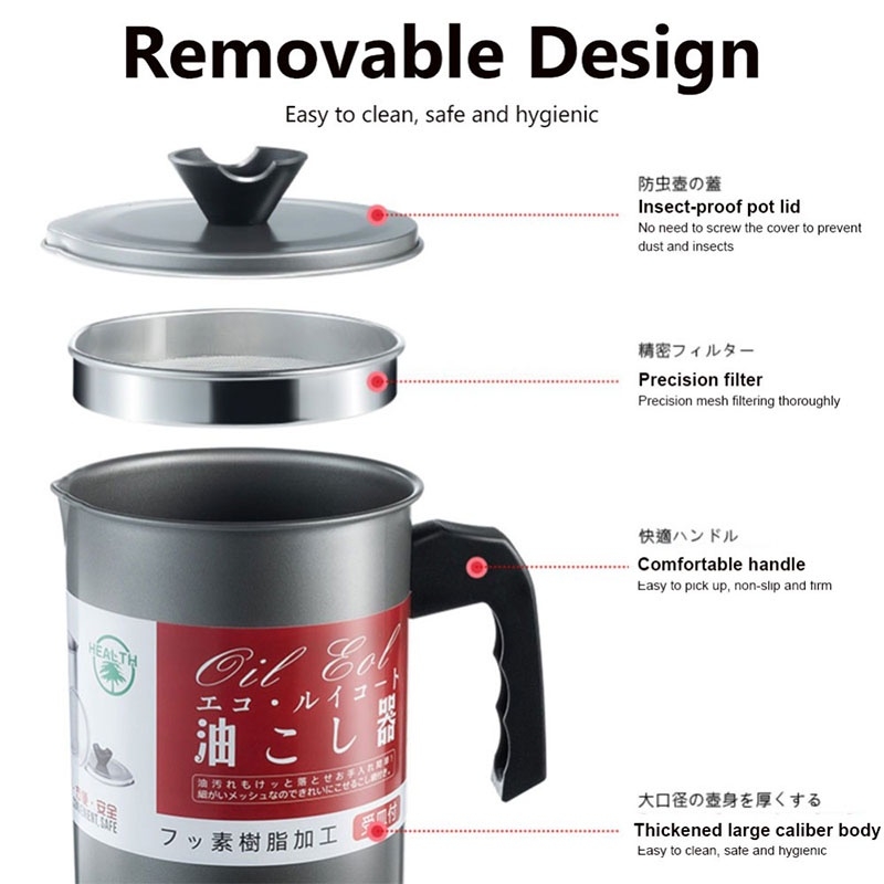 Bình Đựng/Lọc Dầu Ăn Bằng Inox Cao Cấp - BEE071