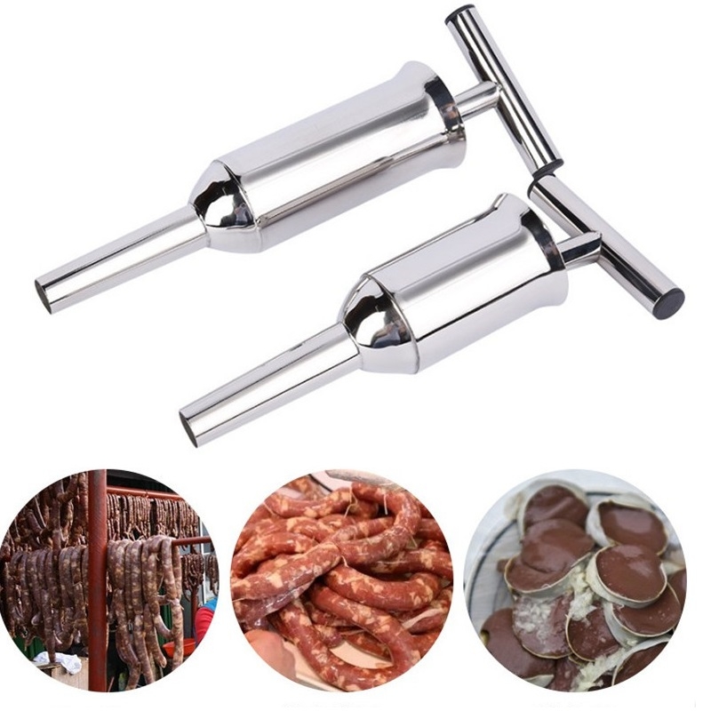 Dụng cụ hỗ trợ nhồi xúc xích, lạp xưởng, dồi ,... bằng thép không gỉ | BEE076