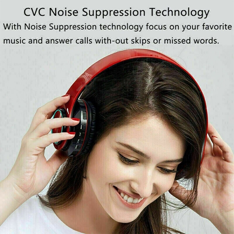 Tai nghe bluetooth không dây B39 có tích hợp FM, đèn Led, gấp gọn - BEE081