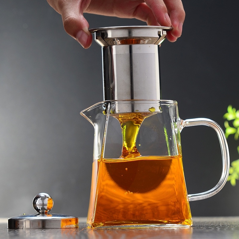 Bộ Ấm Pha Trà Bằng Thủy Tinh Cao Cấp Sức Chịu Nhiệt Cao - BEE085