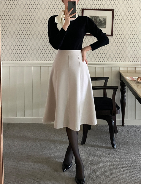 Chân váy đũi dáng dài style Hàn Quốc Chân váy vintage Quảng Châu Đầm nữ - Chân  váy | ThờiTrangNữ.vn