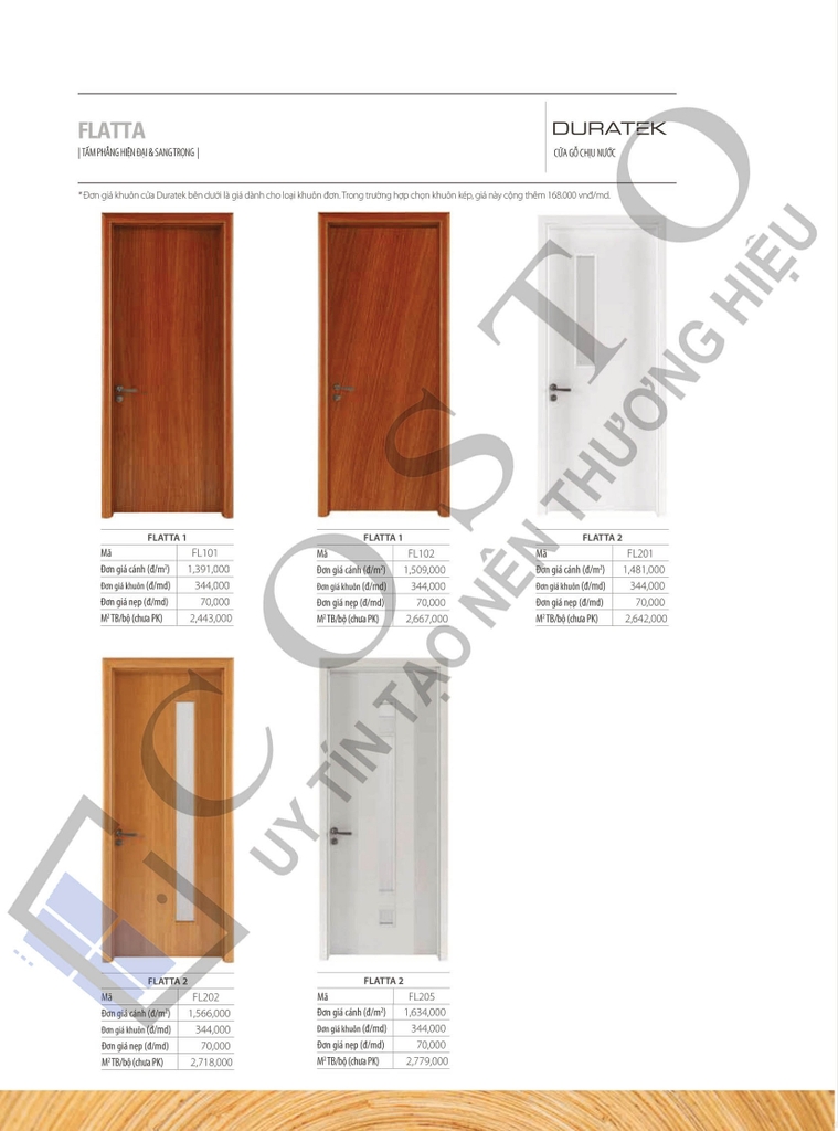 Báo giá cửa gỗ Composite 1