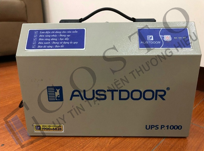 Bình lưu điện cửa cuốn Austdoor