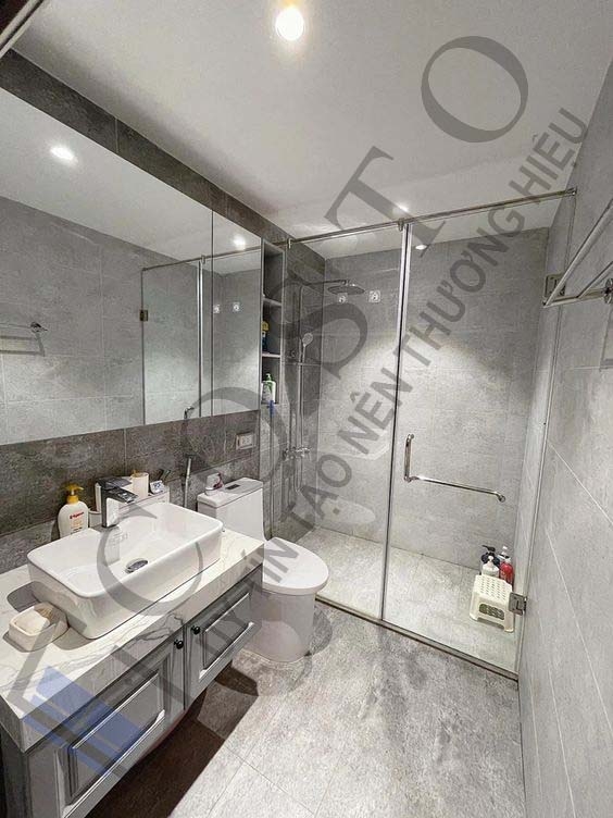 Cabin tắm 90 độ