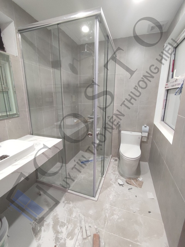 Cabin tắm cửa lùa