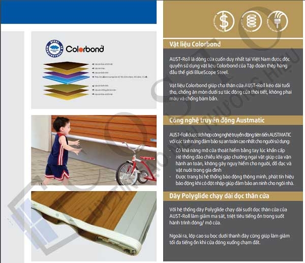 Cửa cuốn tấm liền kéo tay