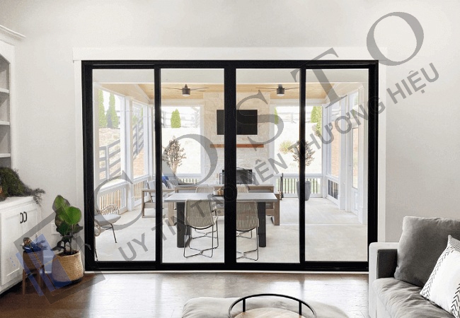 Cửa đi lùa 4 cánh Xingfa