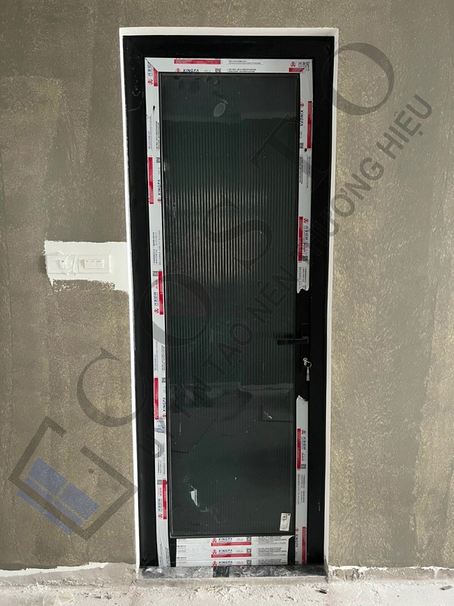 Cửa đi mở quay 1 cánh nhôm Xingfa