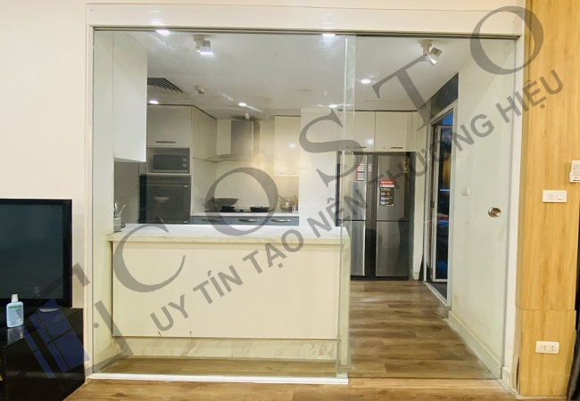 Cửa kính cường lực trượt ngang