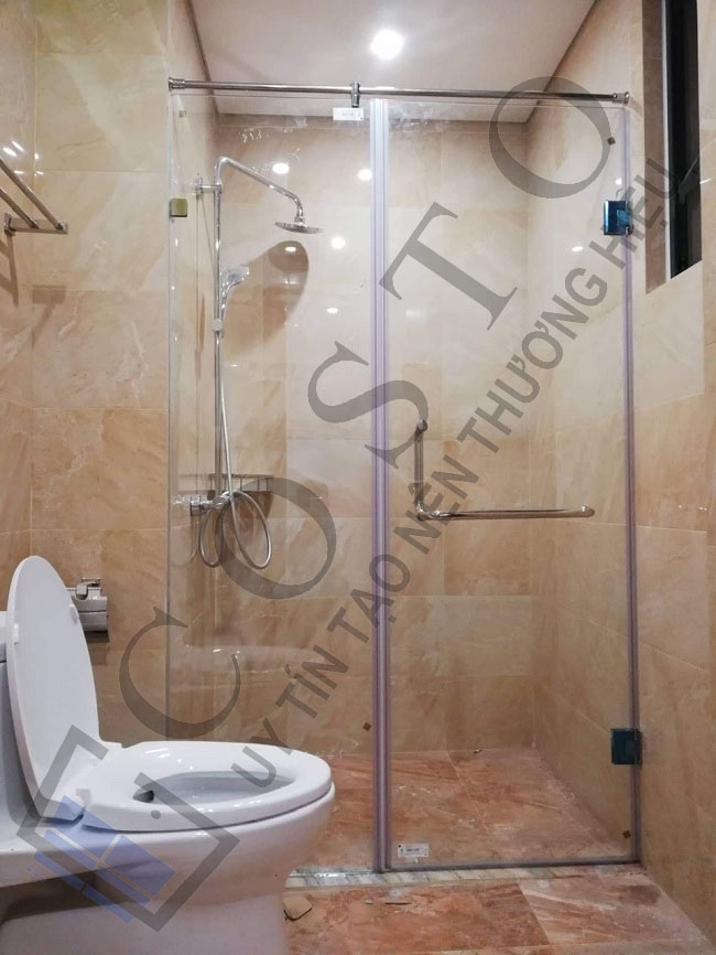 Cửa kính phòng tắm đẹp