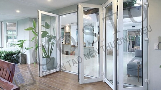Cửa lùa xếp trượt 4 cánh