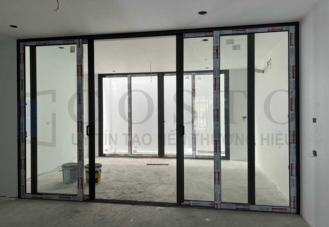 Cửa nhôm mở lùa 4 cánh Xingfa