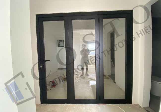 Cửa nhôm xếp trượt 3 cánh