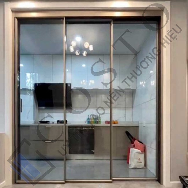 Cửa trượt 3 cánh slim