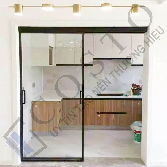 Cửa trượt ray trên Slim