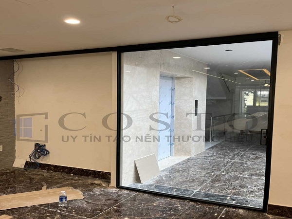 Cửa trượt Slim 1 cánh nhôm Xingfa