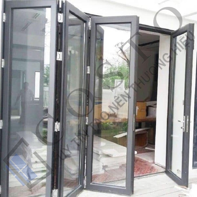 Cửa xếp gấp 4 cánh xingfa