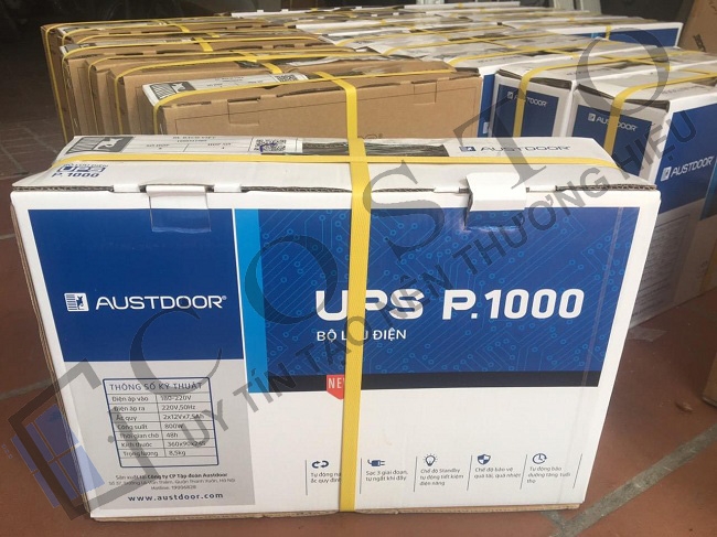 giá bình lưu điện cửa cuốn Austdoor
