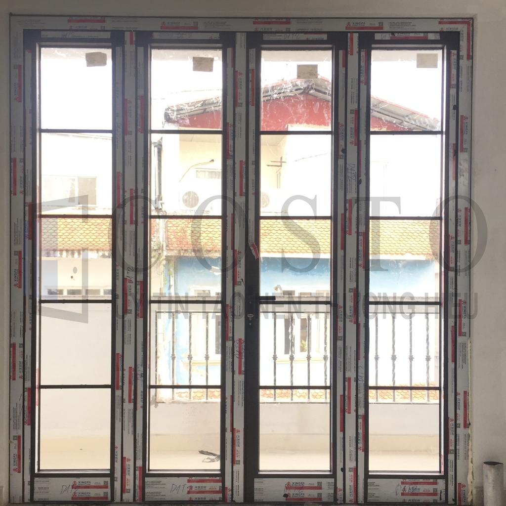 Gía cửa Xingfa 4 cánh