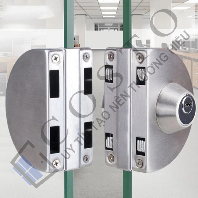 Khóa cửa kính 2 cánh