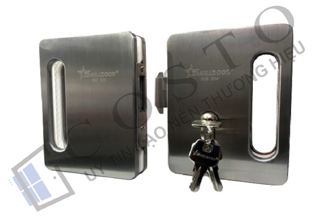 Khóa cửa kính mở sang 2 bên