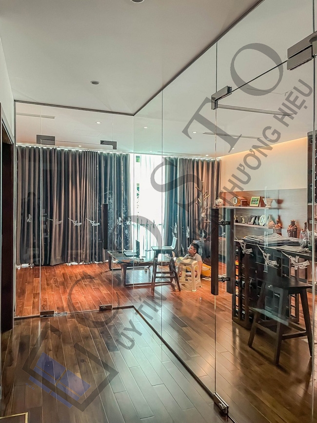 Kích thước cửa kính 1 cánh