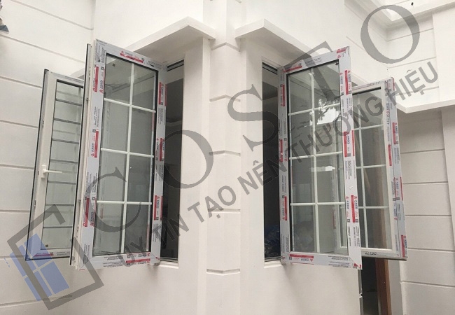 Mẫu cửa nhôm 2 cánh đẹp nhất