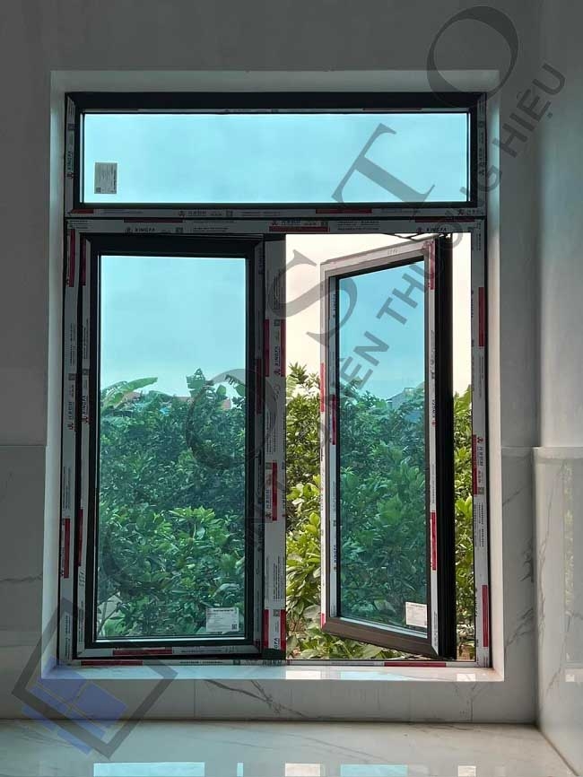 Mẫu cửa nhôm 2 cánh đẹp nhất