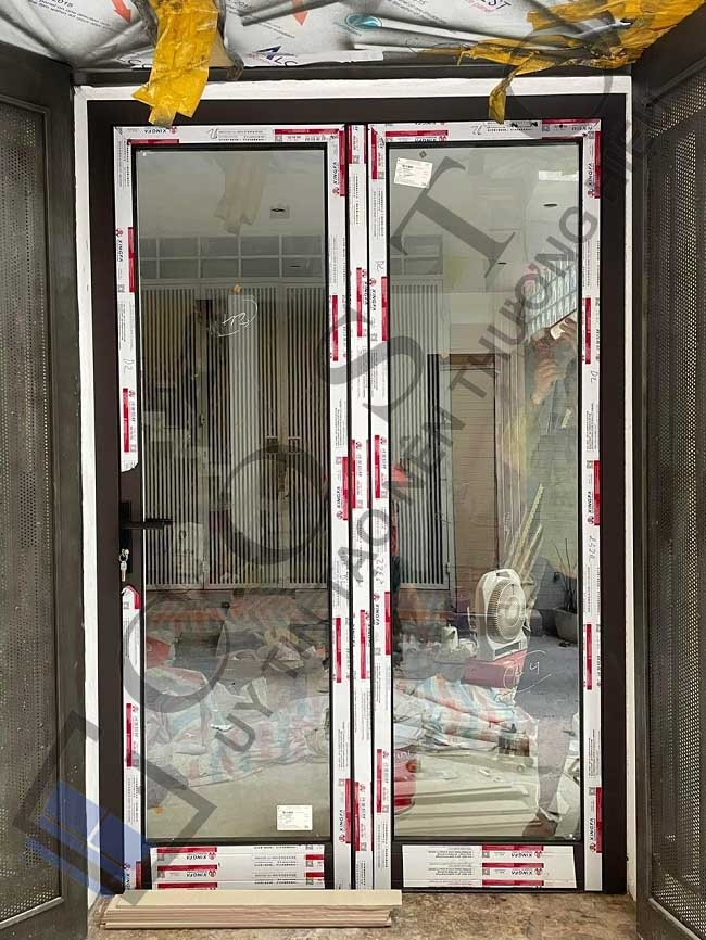 Mẫu cửa nhôm 2 cánh hệ 55