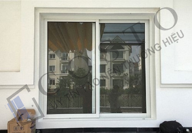 Mẫu cửa sổ nhôm kính 2 cánh