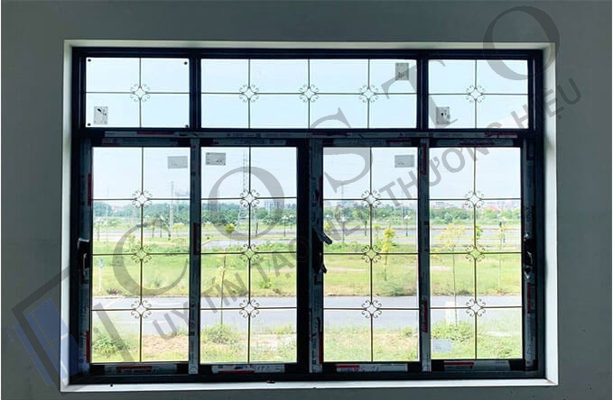 Mẫu cửa sổ nhôm Xingfa 4 cánh
