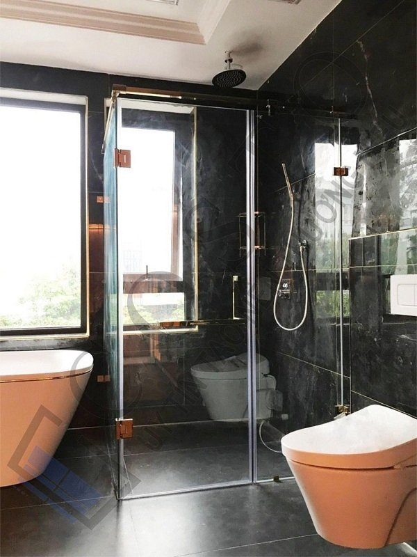 Mẫu vách kính phòng tắm