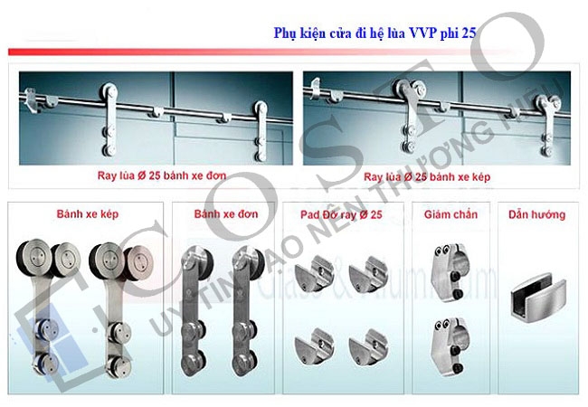 Phụ kiện cửa kính cường lực