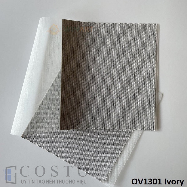 Rèm cầu vồng Olivine OV1301 Ivory