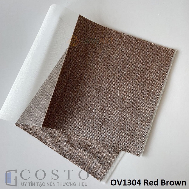 Rèm cầu vồng Olivine OV1304 Red Brown