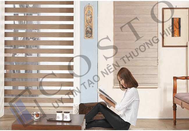 Rèm cầu vồng phòng khách
