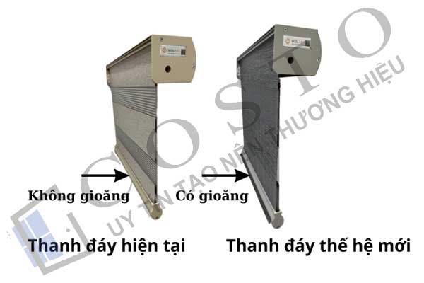 Thanh đáy rèm cầu vồng