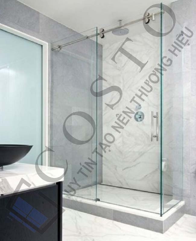 Vách kính tắm cửa lùa 2