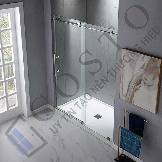 Vách kính tắm trượt