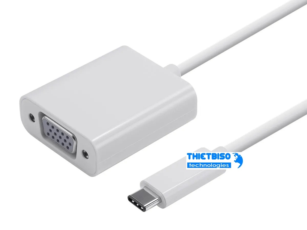 Cáp Chuyển USB Type-C to VGA Adapter