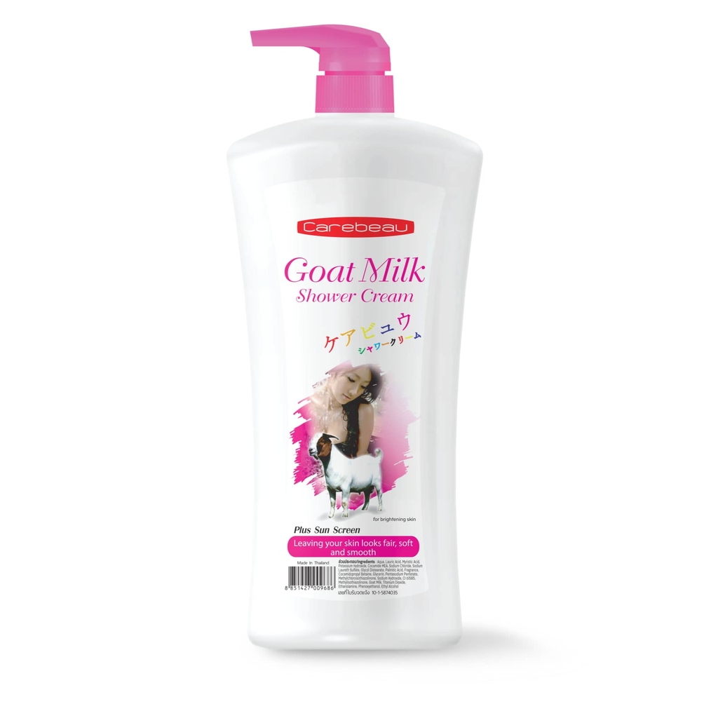 Sữa Tắm Trắng Sáng Da CareBeau Goat Milk Shower Cream 1000ml
