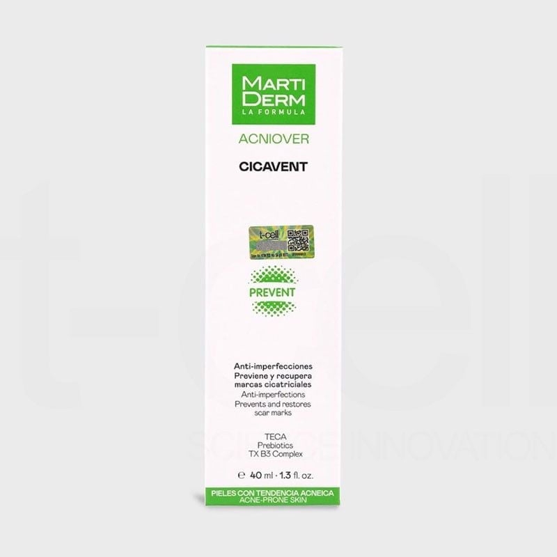 Kem Dưỡng Giảm Mụn & Mờ Vết Thâm Martiderm Acniover Cicavent 40ml