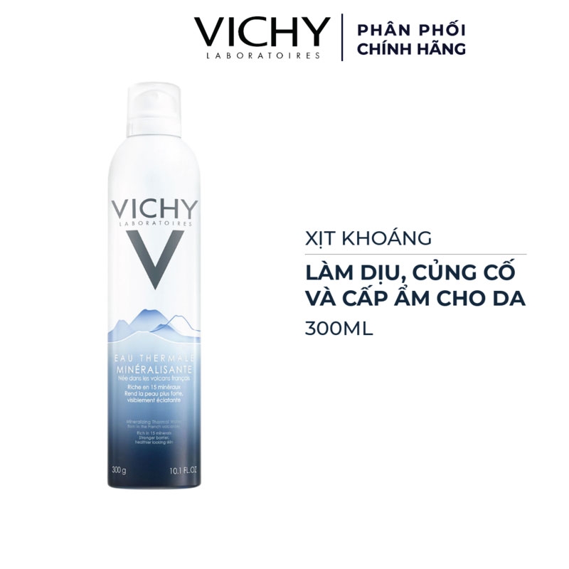 Xịt Khoáng Vichy Thermal Mineralizing Làm Dịu, Củng Cố & Cấp Ẩm Cho Da