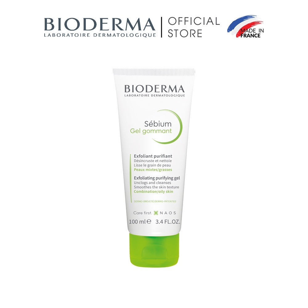 Gel Làm Sạch Và Loại Bỏ Tế Bào Chết Bioderma Sébium Gommant 100ml