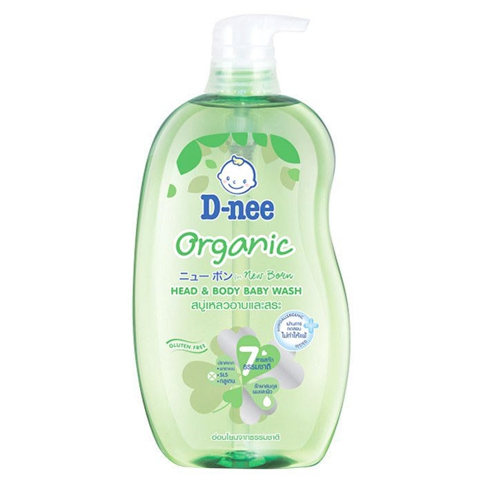 Sữa Tắm Và Gội Cho Bé D-Nee Organic 800ml