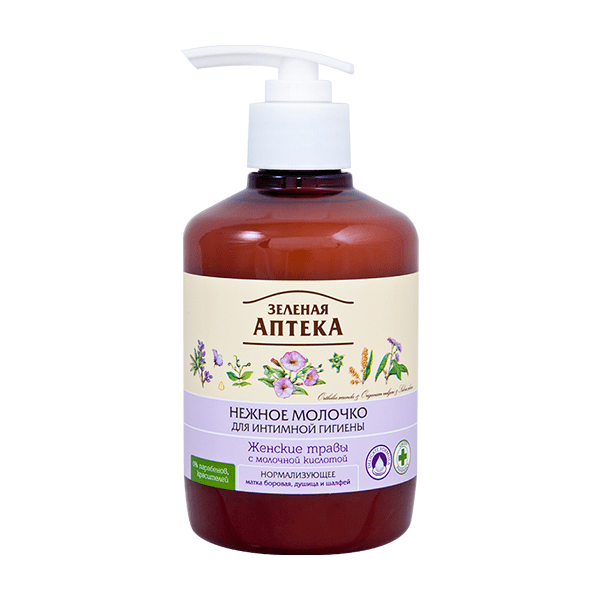 Dung Dịch Vệ Sinh Phụ Nữ Zelenaya Apteka Kháng Khuẩn Và Giảm Viêm 370ml