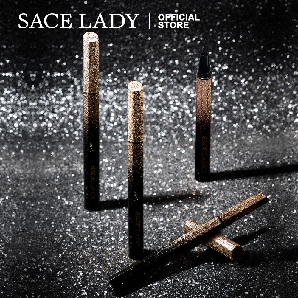 Bút Kẻ Mắt Sace Lady Dạng Lỏng Lâu Trôi Không Thấm Nước Nhanh khô Trang Diểm Mắt 0.7g